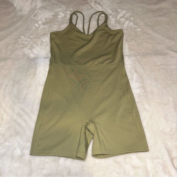 All In Motion Green One Piece Athletic Romper Jumpsuit Size Small - Picture 5 of 10
